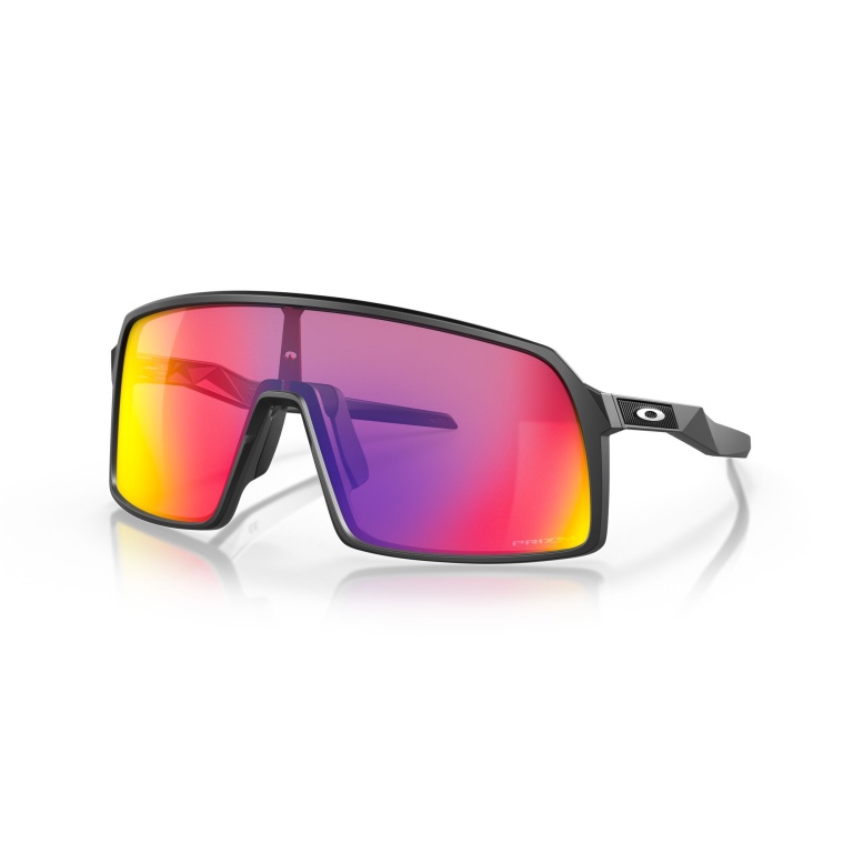 Oakley Sonnenbrille Sutro (Glasfarbe: Prizm road) schwarz matt - 1 Brille mit Hartschalenetui